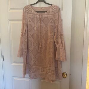 Floreat Blush Tunic/mini dress